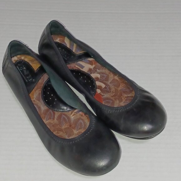 Born Black Ballet Slipper Shoes Size 6.5 - Picture 9 of 14